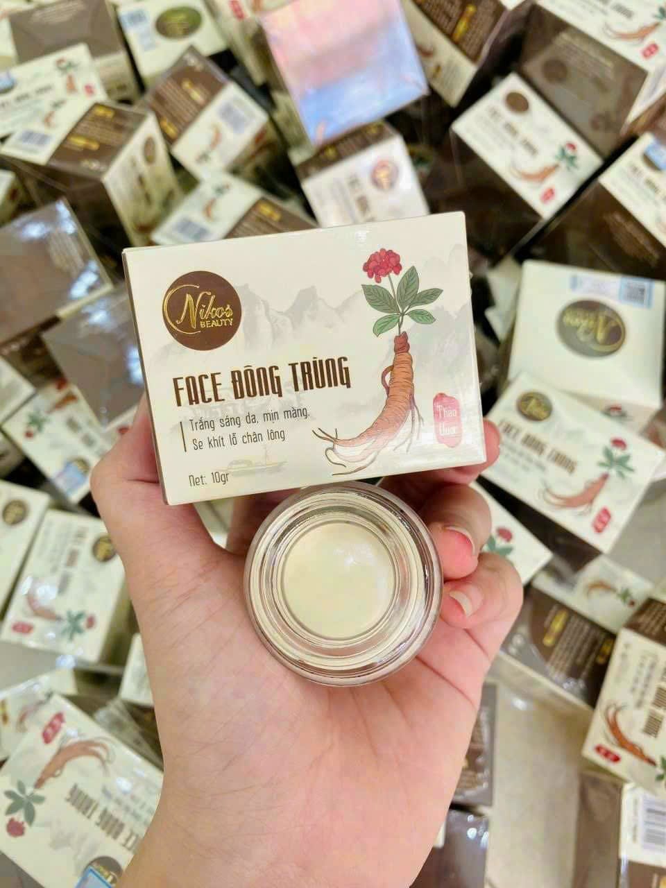 Kem Face Đông Trùng Nikos Beauty Chính hãng xài  là đẹp từng ngày luôn