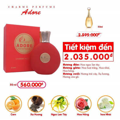 Nước Hoa Charme Adore 50ml