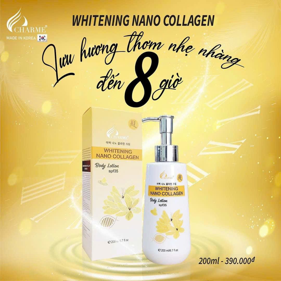 Body Lotion Charme trắng thơm đón nắng giúp yêu chiều làn da ngọc ngà