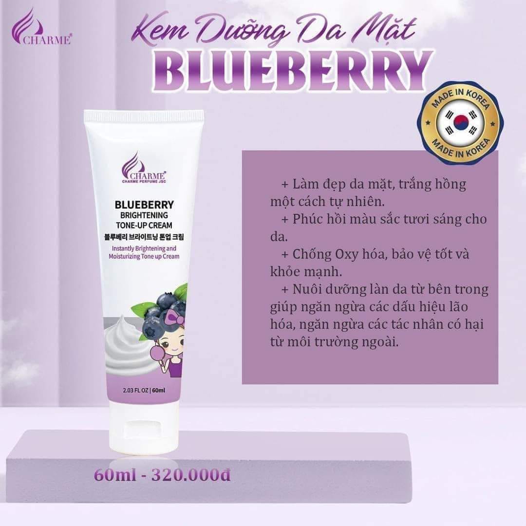 Kem Dưỡng Da Mặt Blueberry Charme Brightening Tone Up Cream