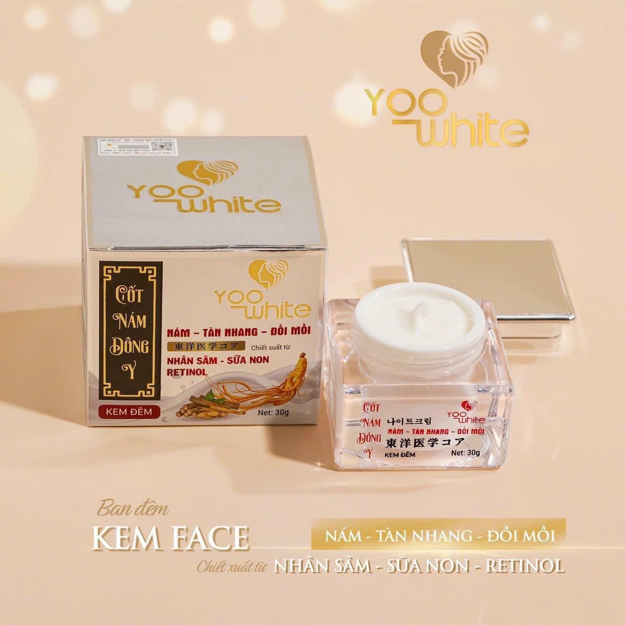 Kem Face Cốt Nám Đông Y Yoo White