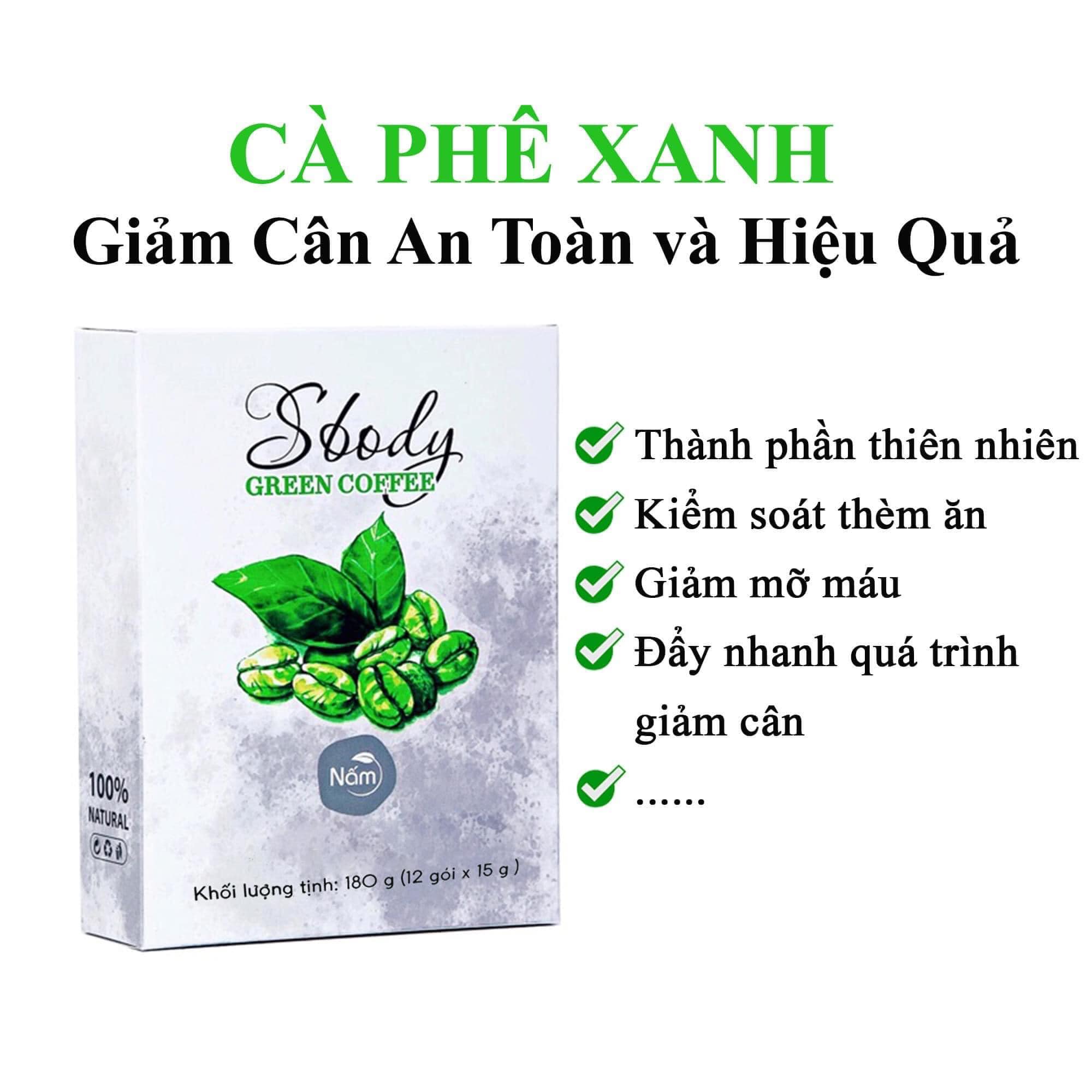 Nấm Giảm Cân Sbody Green Coffee Dạng Bột công nghệ Nhật Bản