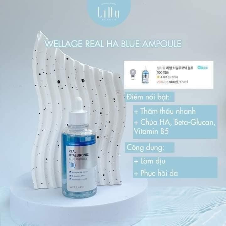 Vô tình thấy có bạn khen Serum HA của Wellage mà nhấn mạnh nó tốt hơn hẳn Torriden