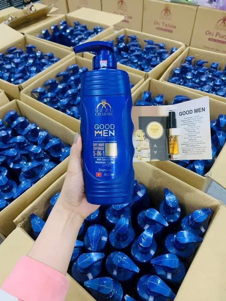 Sữa Tắm Gội Toàn Thân Cho Nam Good Men 600ml Blue