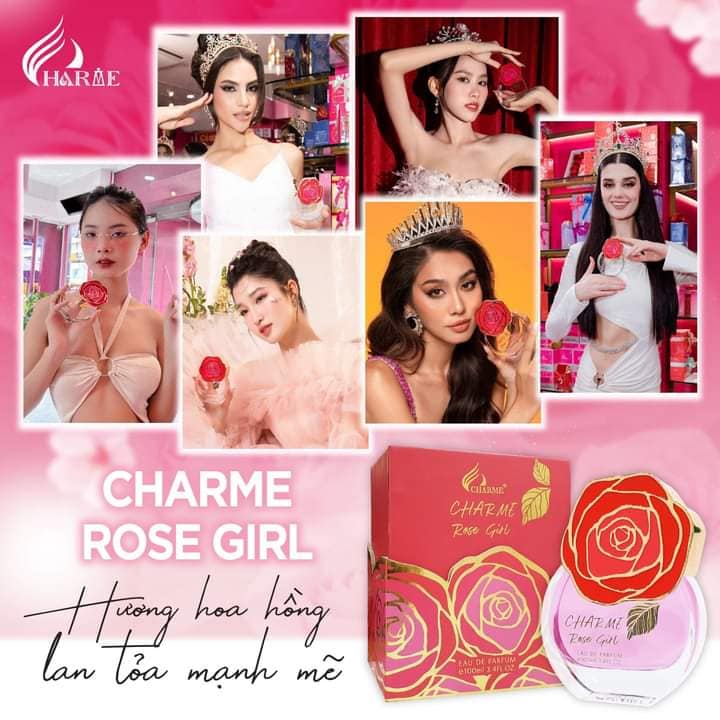 Đỉnh cao về sự quý phái mà tao nhã mùi hương Charme Rose Girl