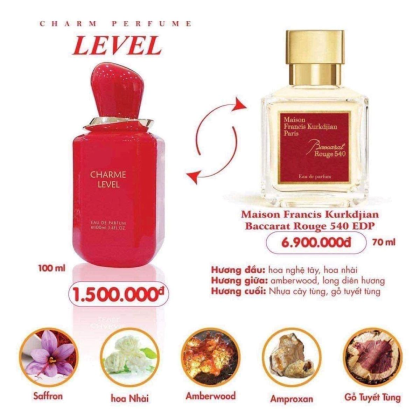 Nước Hoa Nữ Charme Level 100ml