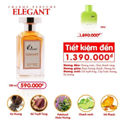 Nước Hoa Nam Charme Elegant 100ml