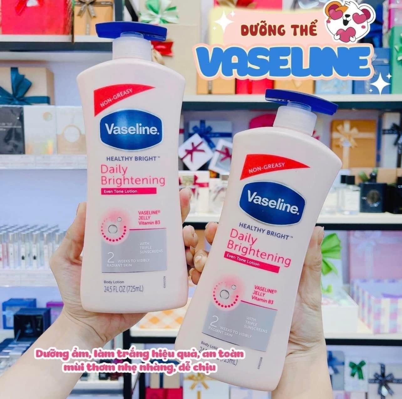 Sữa Dưỡng Thể Vaseline Healthy White 750ml