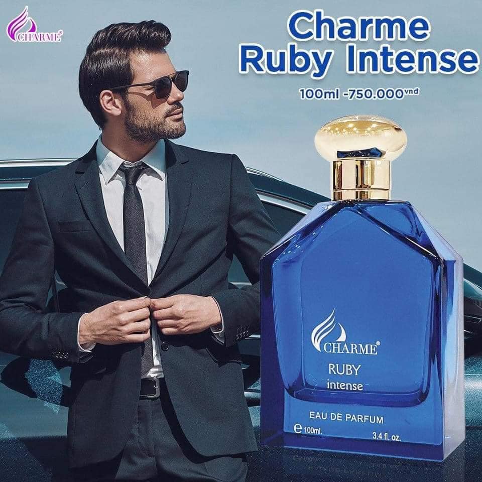 Nước Hoa Nam Charme Ruby Intense sự tinh tế của một quý ông