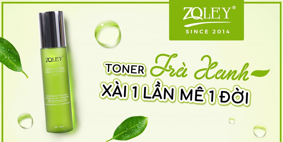 Nước Tẩy Trang Cấp Ẩm Trà Xanh 2IN1 Zoley Toner Xịn Xò Nhất Của Năm