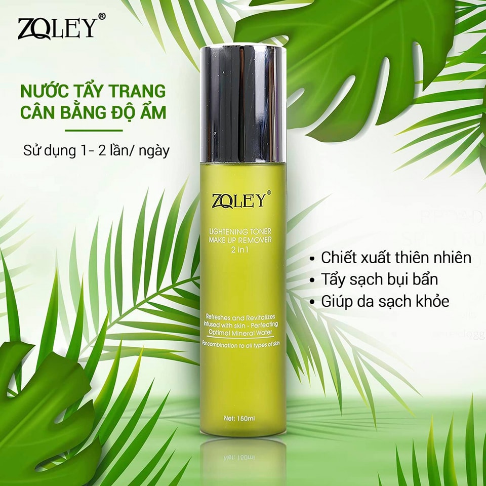 Nước Tẩy Trang Cấp Ẩm Trà Xanh 2IN1 Zoley Toner Xịn Xò Nhất Của Năm