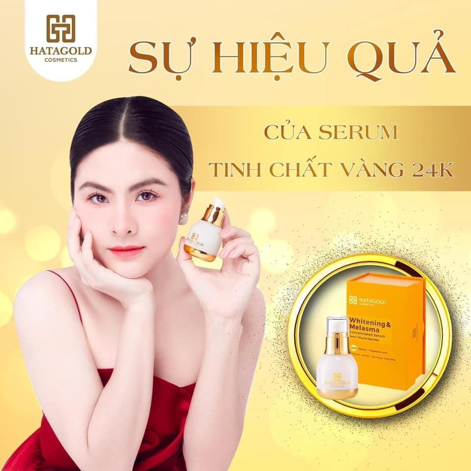 Serum Giảm Nám Tinh Chất Vàng Hatagold Cosmetics giúp bạn sở hữu làn da tươi trẻ và mềm mịn