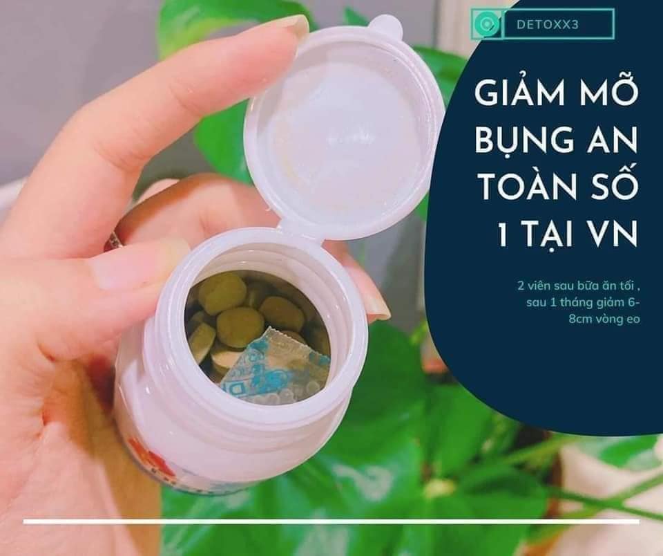 Viên Uống Detox X3 Thanh Lọc Thải Độc cơ thể