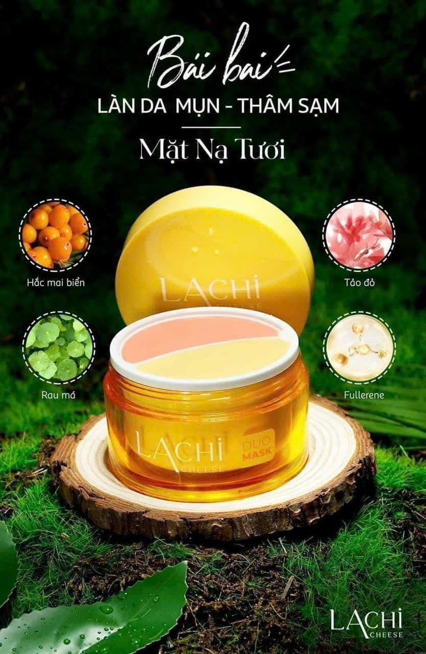 Mặt nạ tươi Lachi Cheese từ những thành phần nguyên chất nhất thư giãn làn da hoàn toàn