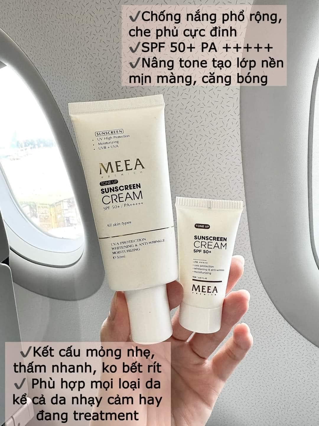 Muốn da đẹp khoẻ dù nắng hay mưa vẫn cần lớp Chống Nắng MeeA Origin Sun Cream 50ml