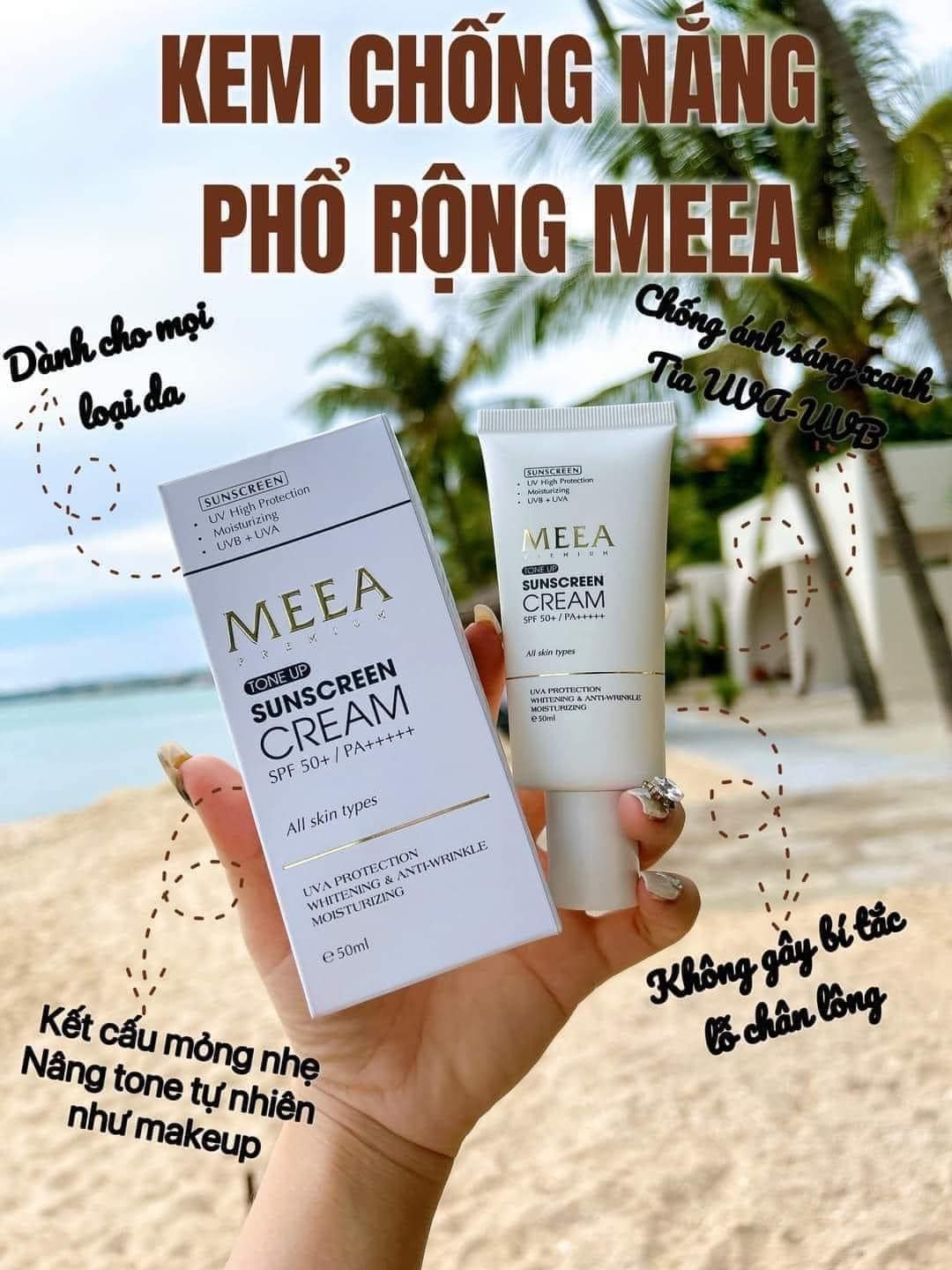 Muốn da đẹp khoẻ dù nắng hay mưa vẫn cần lớp Chống Nắng MeeA Origin Sun Cream 50ml