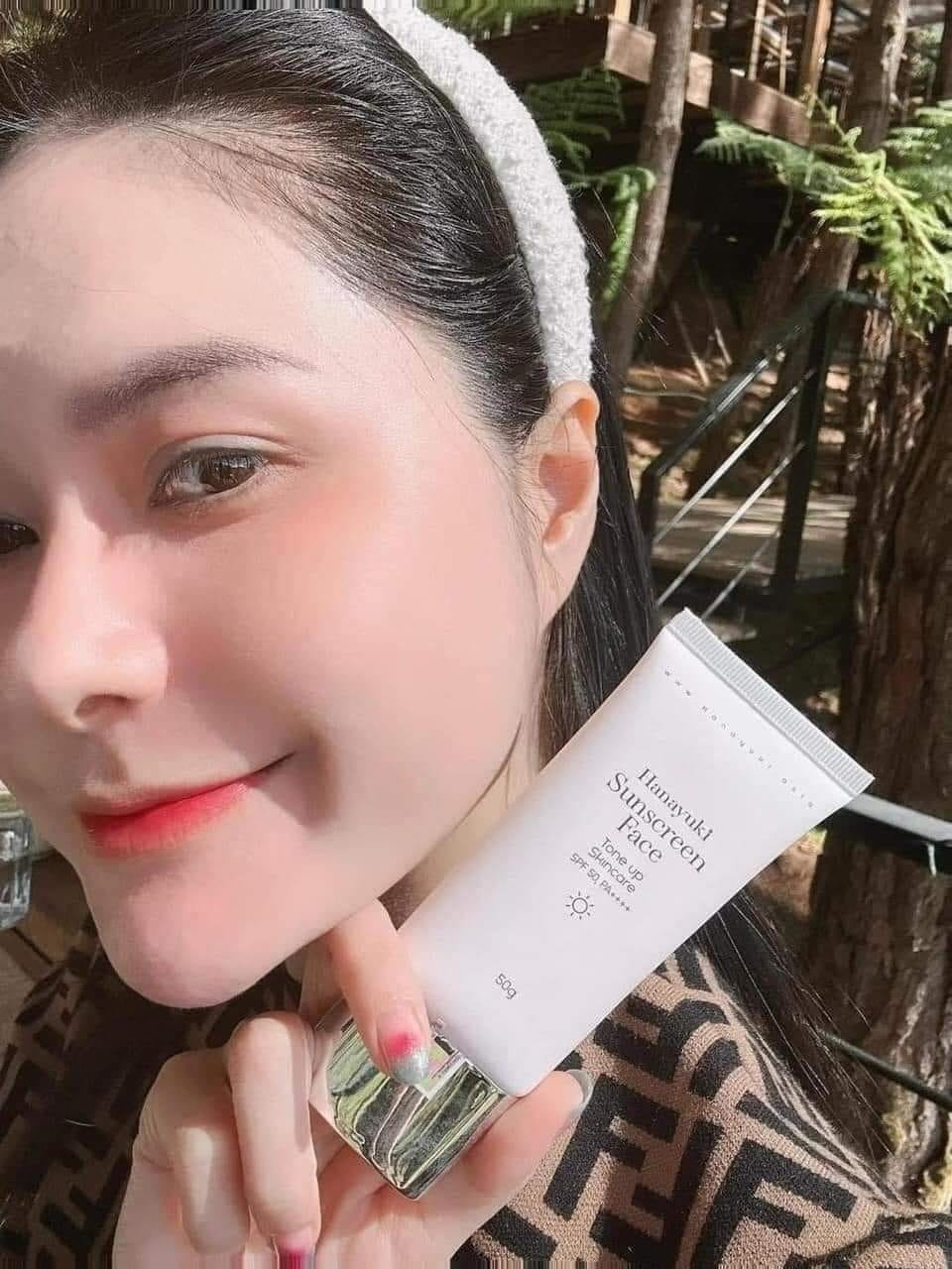 Kem Chống Nắng Hanayuki Sunscreen Face Tone Up Skincare