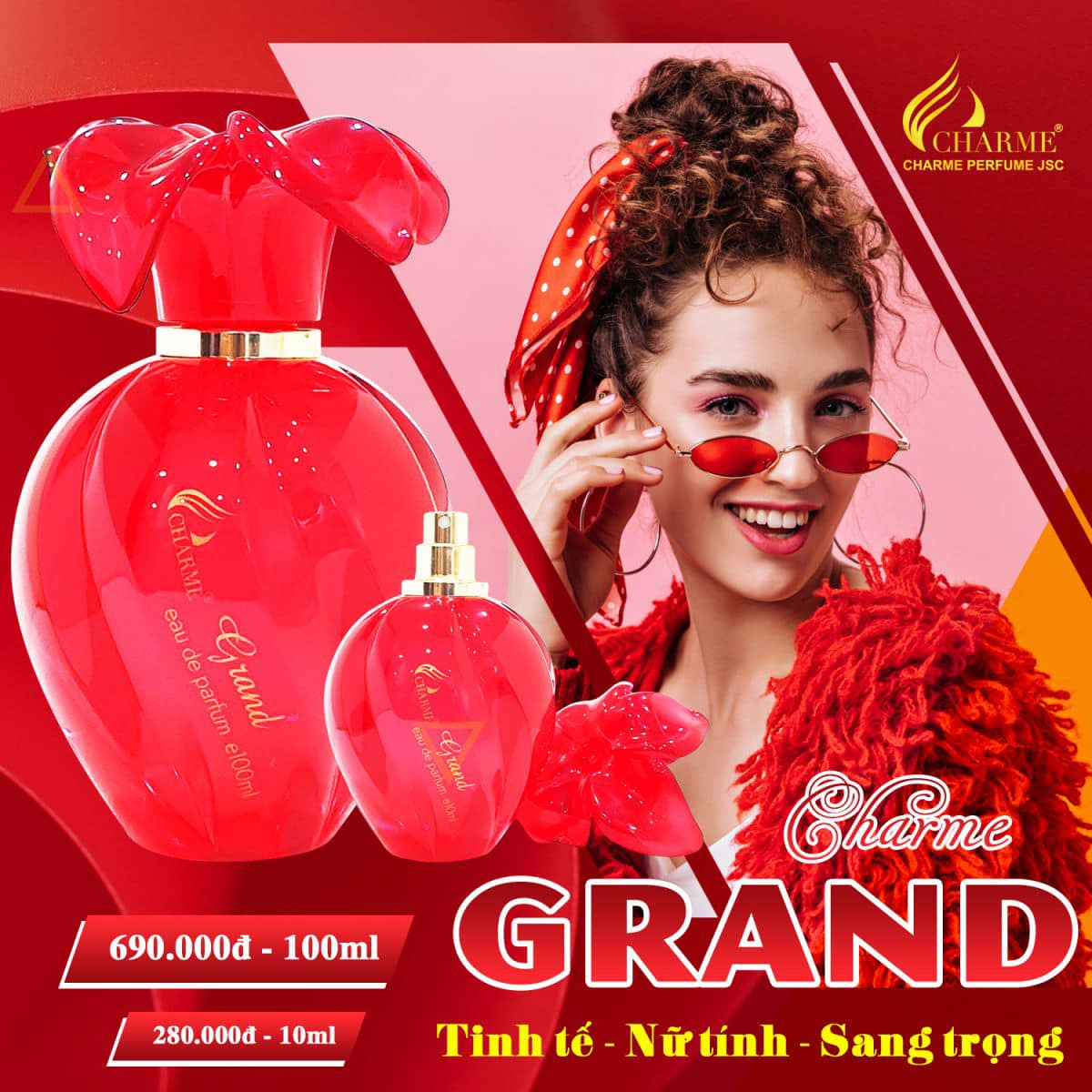 Nước Hoa Nữ Grand 10ml- 100ml Ngọt mát sang trọng