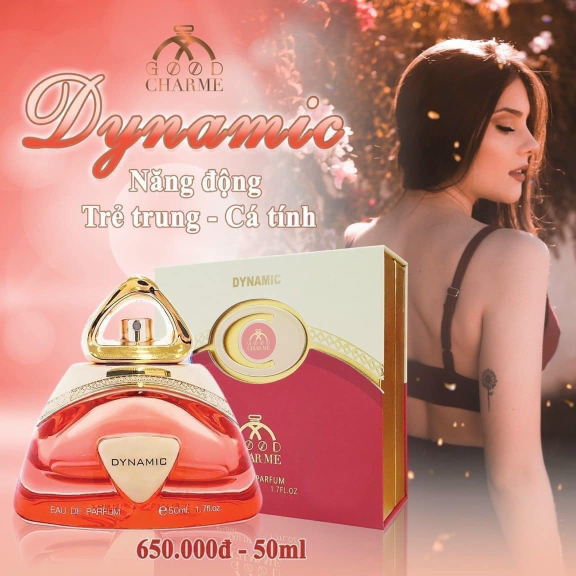 Charme Dynamic thực sự là một mùi hương cần thiết của bất cứ cô nàng nào yêu thích tự do và sự bình yên trong tâm hồn