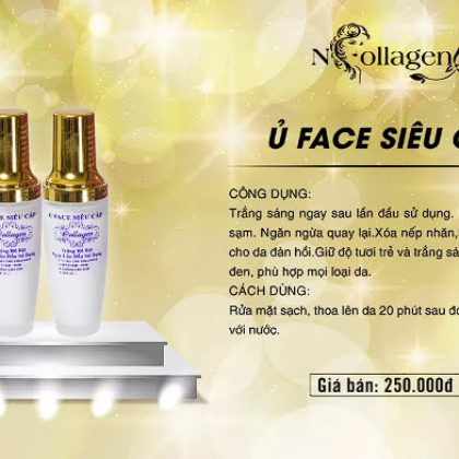 Kem Ủ Trắng Face N Collagen Chuyên Spa Cao Cấp