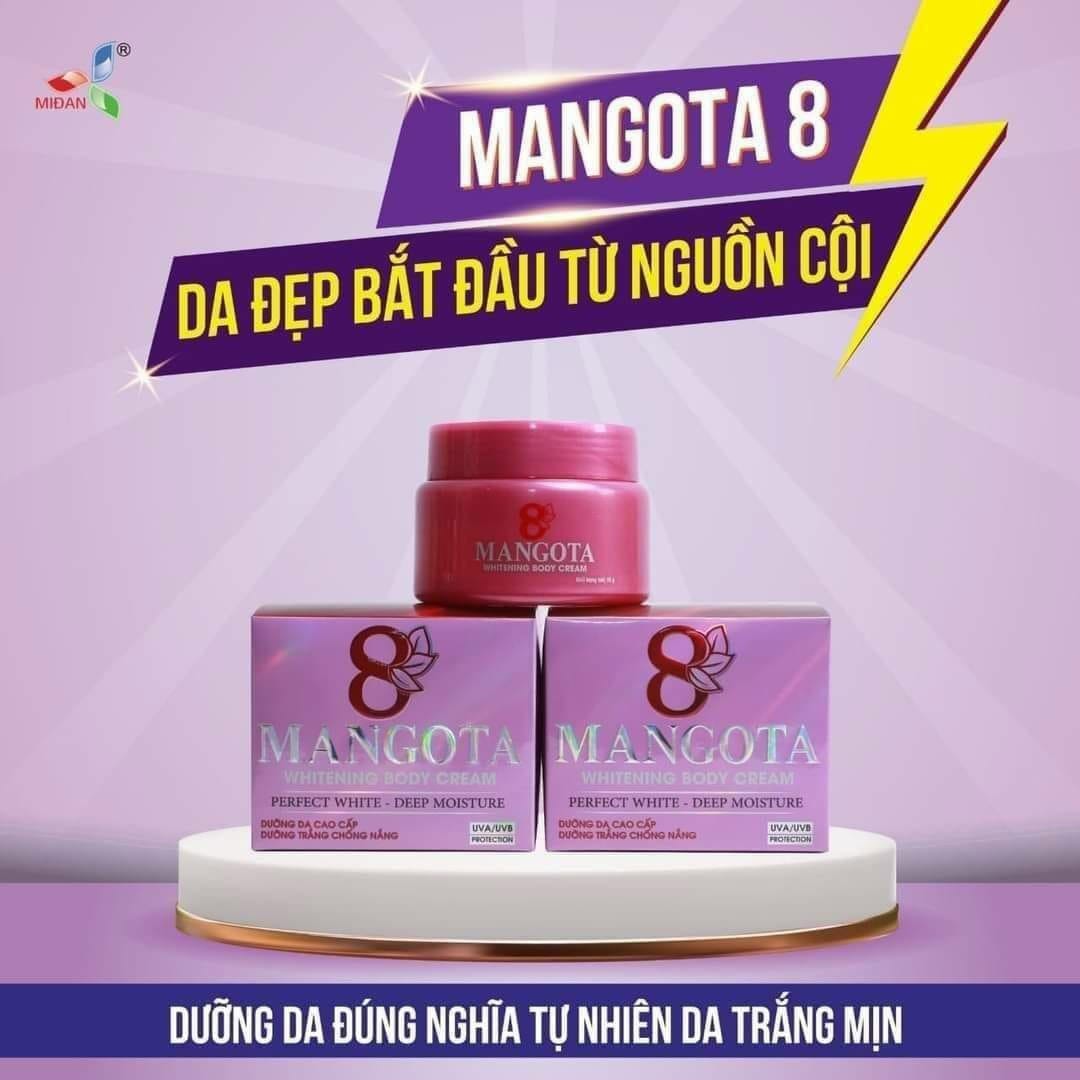 Kem Body Mangota 8 Whitening Body Cream