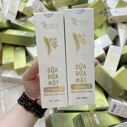 sữa rửa mặt cốt nám Sica White Cung cấp dưỡng chất  giúp trẻ hóa da