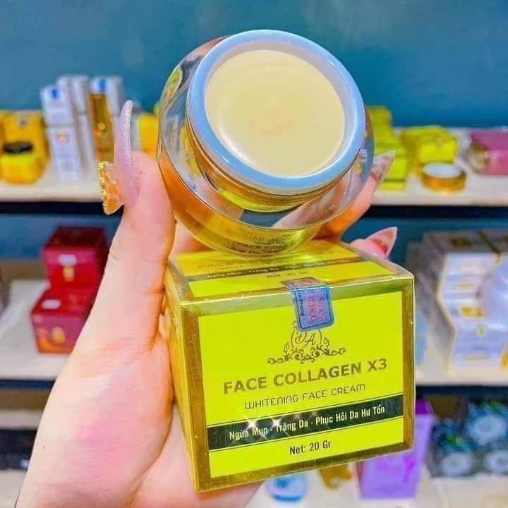 Kem Face Collagen X3 Mỹ Phẩm Đông Anh trị Thâm  Mụn  Nám  Tàn nhang  căng bóng