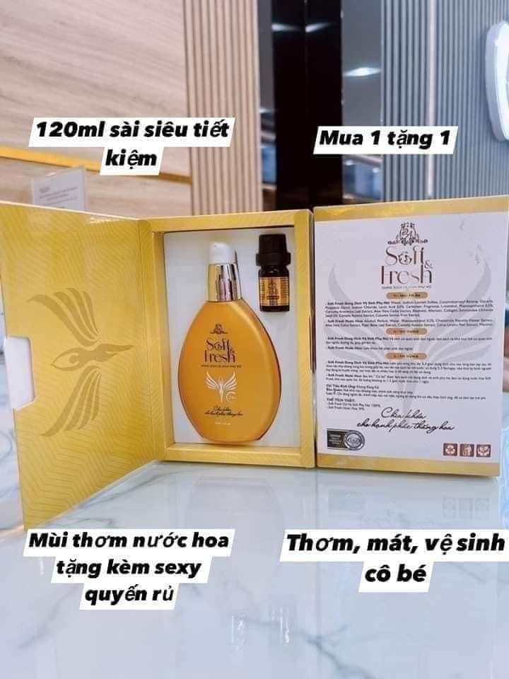 Dung Dịch Vệ Sinh Phụ Nữ Soft Fresh Mỹ Phẩm Đông Anh Collagen X3