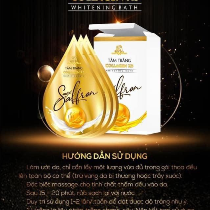 Tắm Trắng Collagen X3 Saffron Mỹ Phẩm Đông Anh