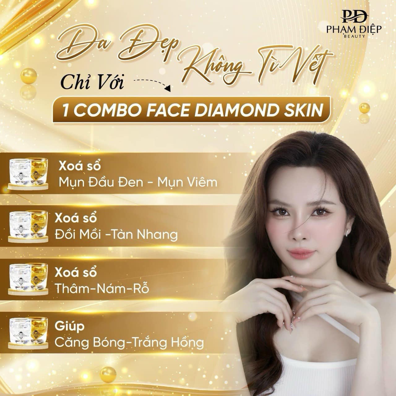 Combo Face Diamond Skin Phạm Điệp Beauty