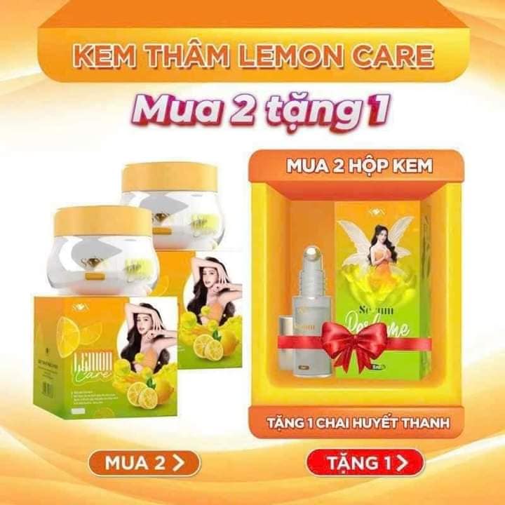 Combo 2 Hộp Kem Thâm Nách Lemon Care Son Cosmetic