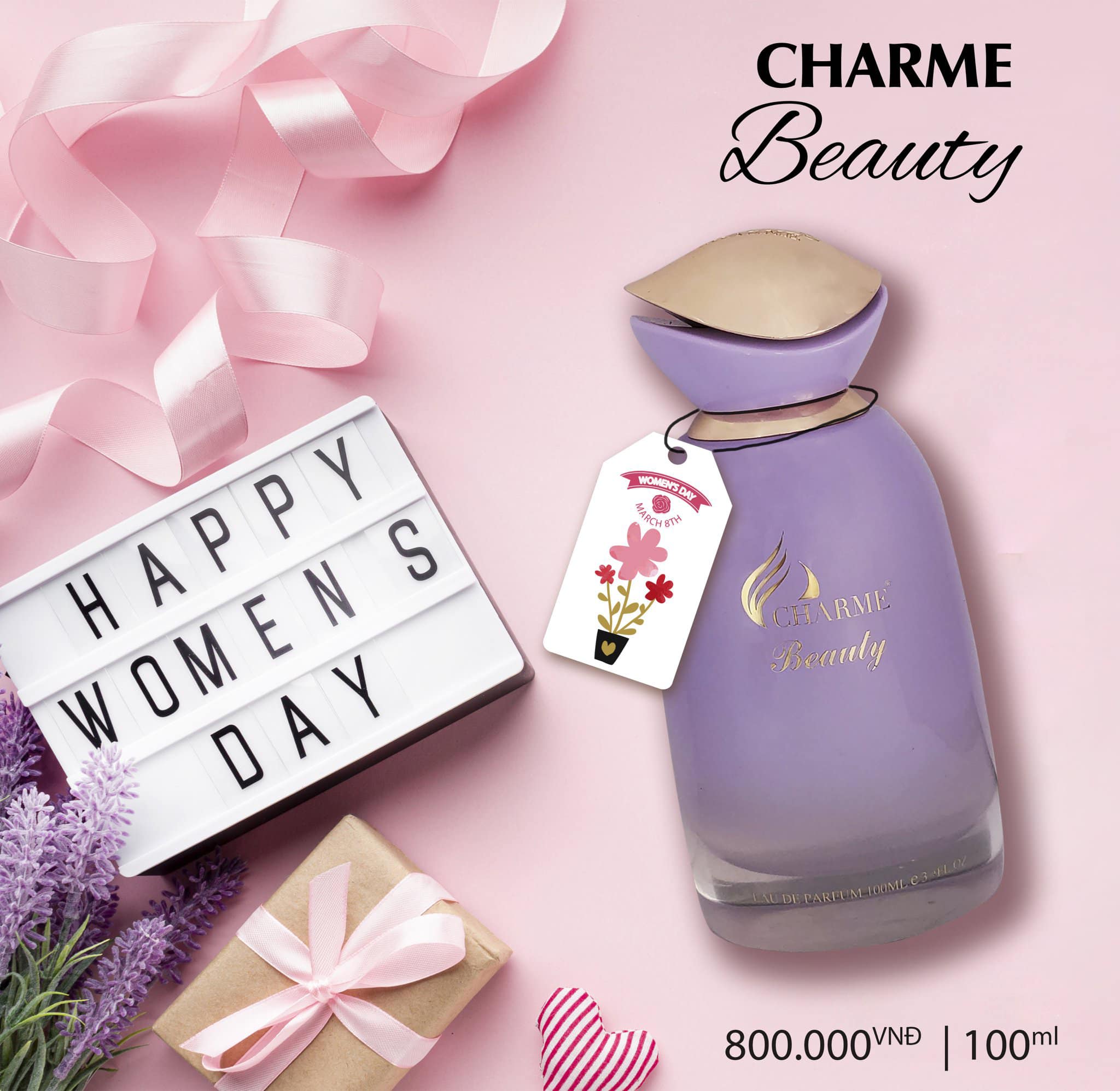 Nước Hoa Nữ Charme Beauty 100ml hương thơm độc quyền đẹp như tranh vẽ