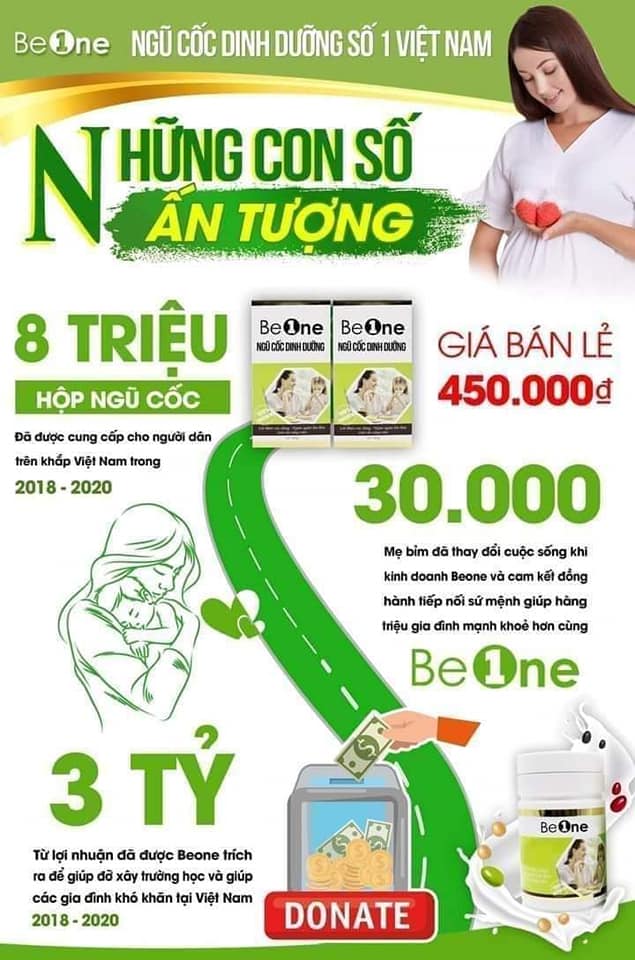 Beone - ngũ cốc dinh dưỡng số 1 Việt Nam