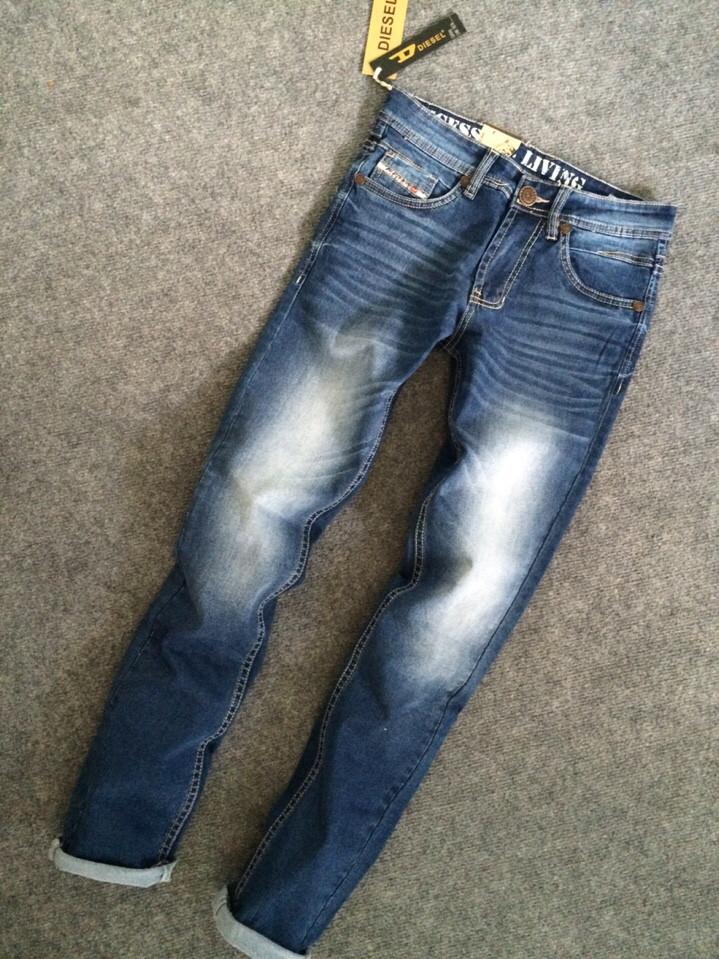 Quần jeans nam xuất khẩu Diesel wash xanh nhẹ