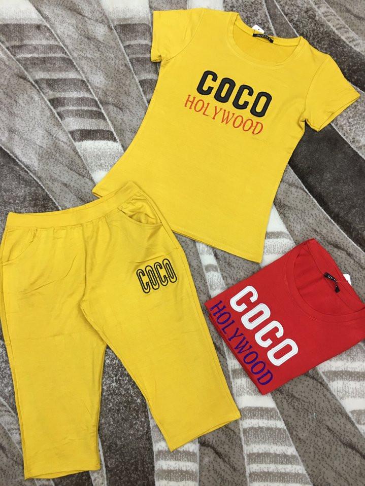 Set đồ mặc nhà Coco Hollywood thun da cá