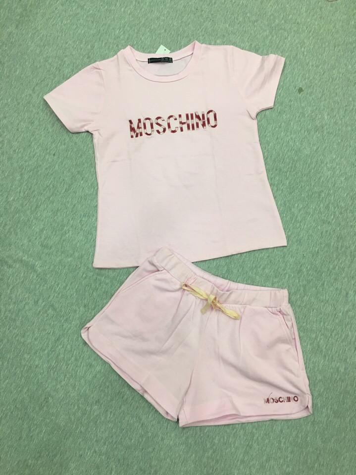 Set đồ thun Moschino quần đùi